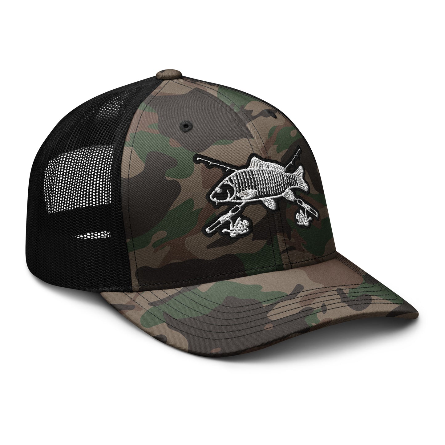 Camouflage trucker hat