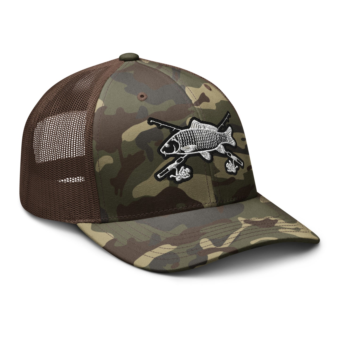 Camouflage trucker hat