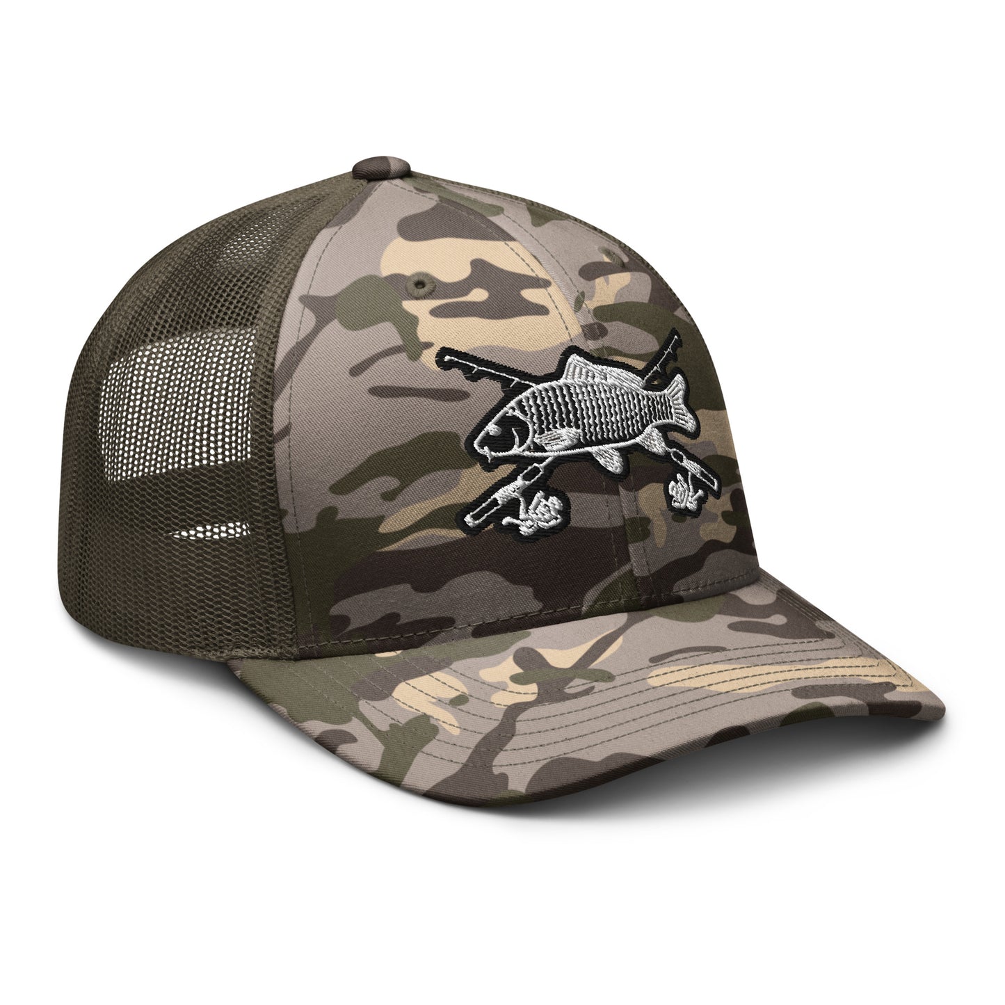 Camouflage trucker hat
