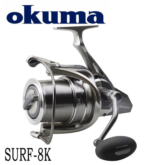 OKUMA 8K Series Carp and Surf Fishing Specialized, 5+1BB with Quick Drag System