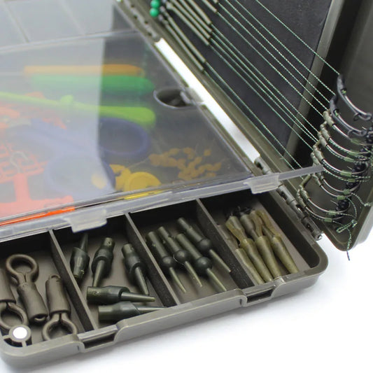 2-in-1 Combi Rig Tackle Box: Carp Fishing Line & Rig Organizer