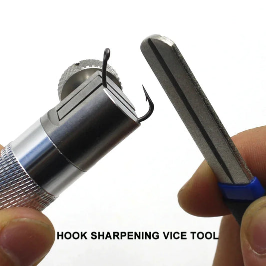 Carp Hook Sharpening Vice & Sharpener Set