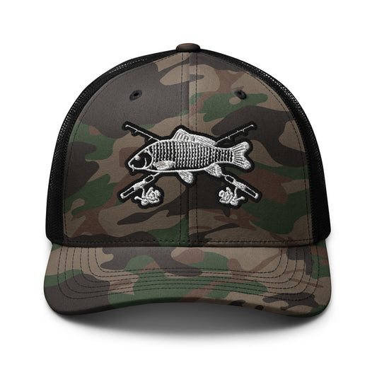 Camouflage trucker hat